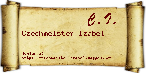 Czechmeister Izabel névjegykártya